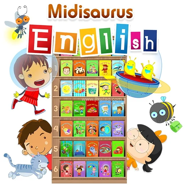 [英语教材]《米迪英语Midisaurus English》[英文字幕][歌曲+视频+绘本][1GB][百度网盘]