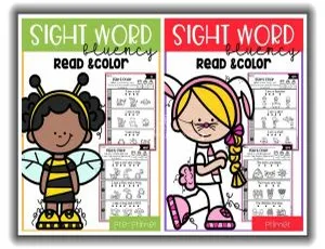必看！《Sight Word Fluency Read and Color》英语教材绘本 28M 百度网盘带英文字幕