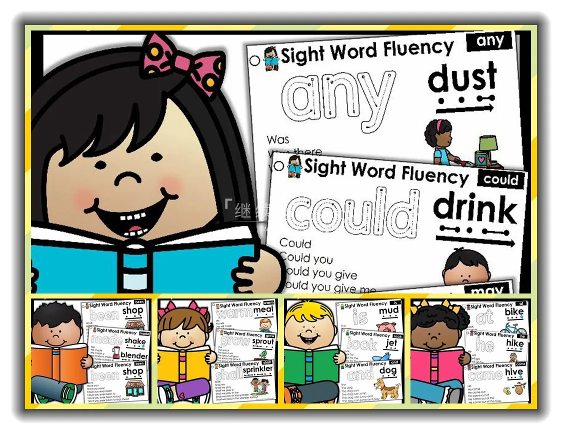 [英语教材]《Sight word fluency pyramid sentences》[英文字幕][全五册][160M][百度网盘]