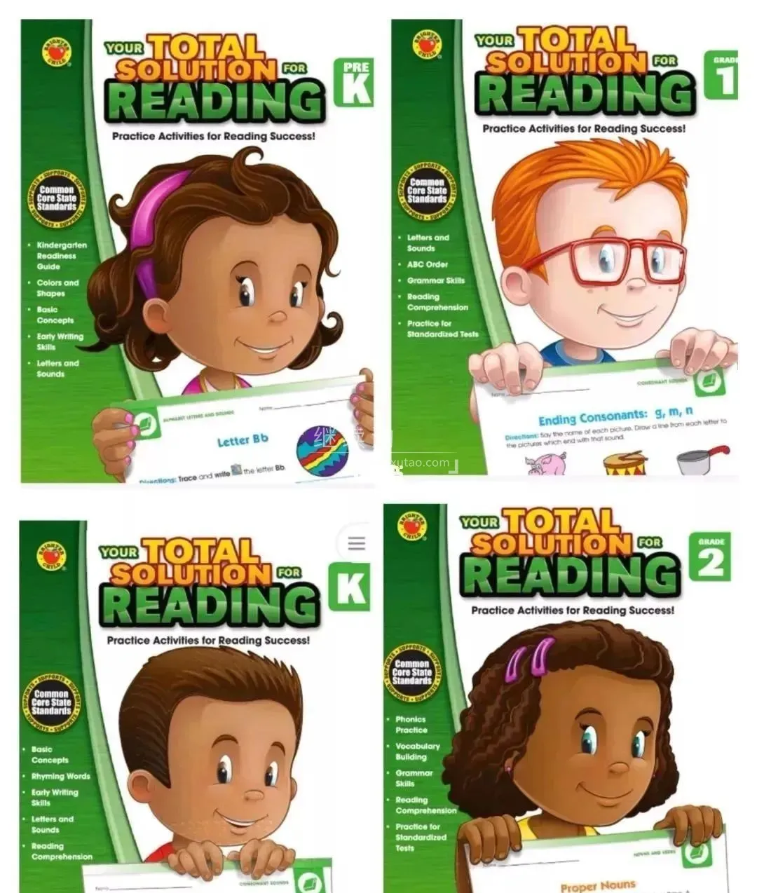 [英语教材]《Your Total Solution for Reading prek-G2》[英文字幕][绘本][330M][百度网盘]