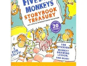 《Five Little Monkeys 系列 1 - 5 儿童绘本 MP3 全 5 集 14M 百度网盘下载》