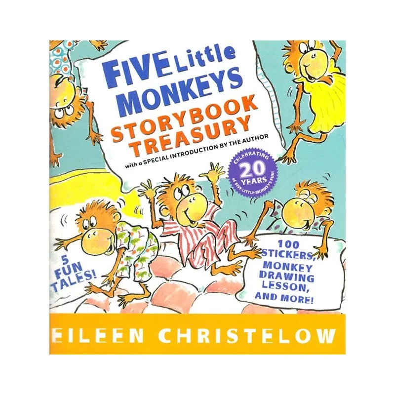 [儿童绘本]《Five Little Monkeys 系列 1-5》[MP3下载][全5集][14M][百度网盘]