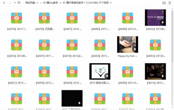 魔术表演及教学视频大全打包合集[RMVB/36.80GB]百度云网盘下载
