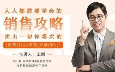 [人人都需要学会的销售攻略：卖出一切你想卖的视频+课件合集][PDF/MP4/2.05GB]百度云网盘下载