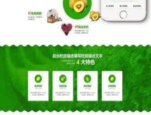超实用！织梦dedecms蔬菜果蔬鲜果配送公司含移动端网站模板-小文资源网