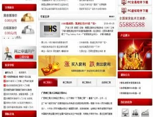 黄金白银贵金属投资公司必备织梦DedeCMS网站模板-小文资源网