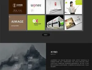 织梦DedeCMS黑色高端响应式企业网站模板（适配移动端）-小文资源网