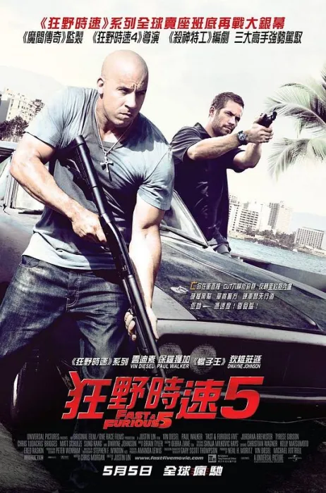[2011][美国][速度与激情Ⅴ][国英双语.BD中英双字][MP4][4.73GB][百度网盘]