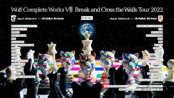 [BD日本演唱会][MAN WITH A MISSION – Wolf Complete Works Ⅷ～Break and Cross the Walls Tour 2022～][BDMV][43.4GB][百度网盘]