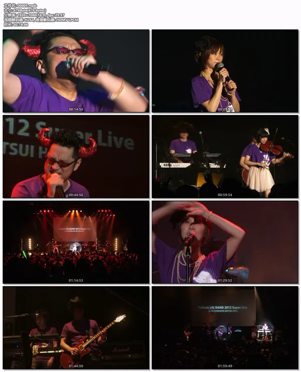 [BD日本演唱会][Falcom Sound Team jdk – Falcom jdk BAND 2012 Super Live in nicofarre][BDISO][41.6GB][百度网盘]