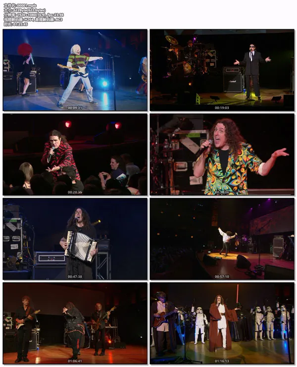 [BD欧美演唱会][Weird Al Yankovic Live! – The Alpocalypse Tour 2011][BDMV][18GB][百度网盘]