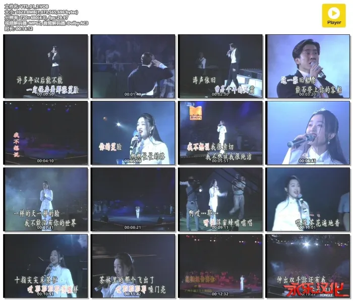 [DVD大陆演唱会][毛宁 杨钰莹金童玉女 – 1993上海金秋演唱会][DVD ISO][4.26G][百度网盘]