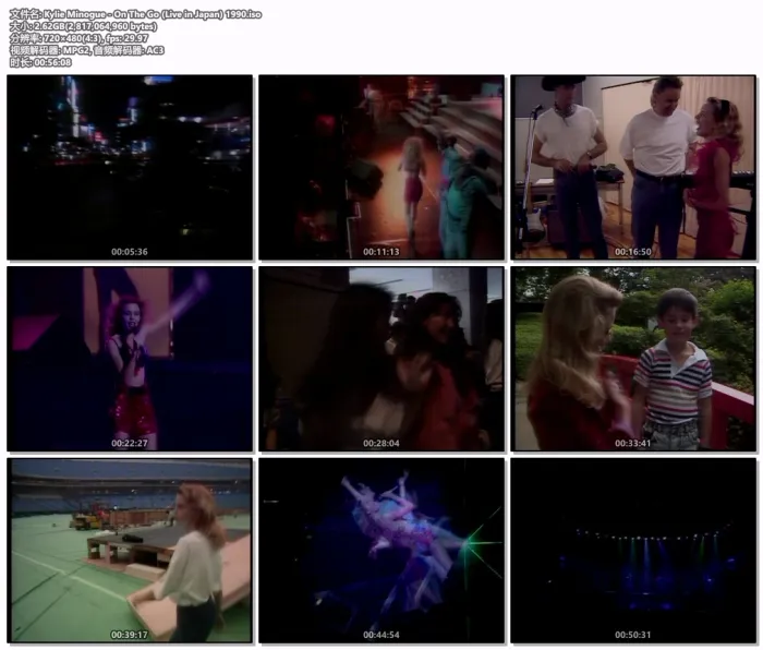 [DVD欧美演唱会][凯莉·米洛 Kylie Minogue – On The Go Live In Japan 1990][DVD ISO 2.62GB][百度网盘]