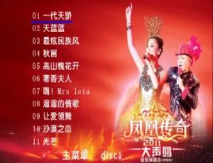 凤凰传奇 2011 大声唱北京站巡回演唱会 DVD 资源（2DVD-ISO，3.34G+3.80G）百度网盘分享-小文资源网