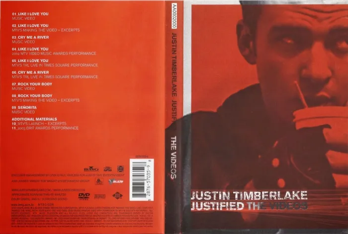[DVD欧美演唱会][贾斯汀·汀布莱克 Justin Timberlake – Justified The Videos 2003][DVD ISO 4.31GB][百度网盘]