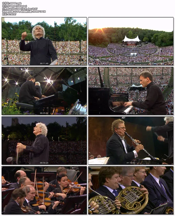 [BD欧美演唱会][Waldbuehne 2007 – Rhapsodies (Sir Simon Rattle, Stephen Hough, Wenzel Fuchs) 2007][BDMV][22GB][百度网盘]