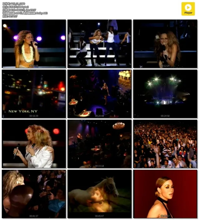 [DVD欧美演唱会][Mariah Carey – Around the World][日本版][DVDISO 3.63G][百度网盘]