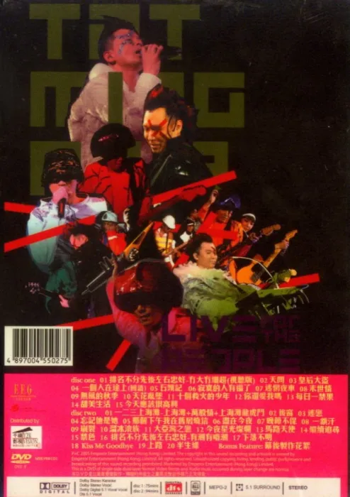 [DVD香港演唱会][达明一派 – 2005为人民服务演唱会][2DVD_ISO][15.2G][百度网盘]