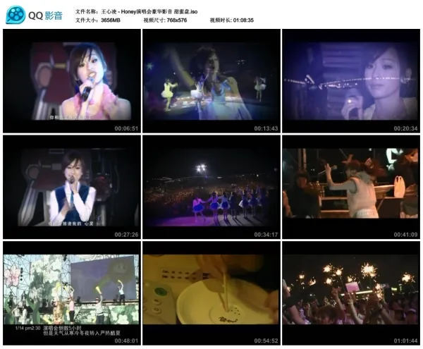 [DVD台湾演唱会][王心凌 – Honey演唱会豪华影音 甜蜜盘+庆功盘][2DVD-ISO][3.57G+2.95G][百度网盘]