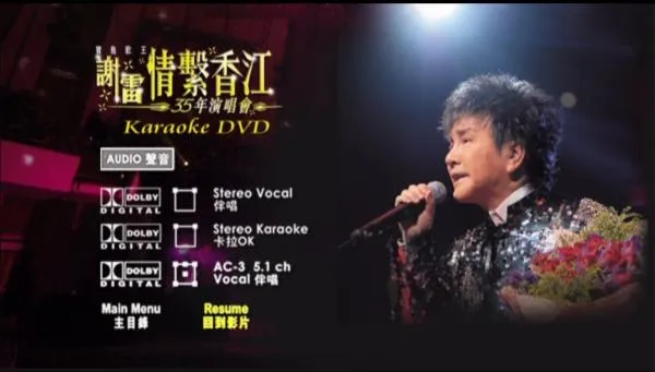 [DVD台湾演唱会][谢雷 – 2006 情系香江35年演唱会 Karaoke 原装港版 绝版资源][DVD ISO][7.2G].2G][百度网盘]