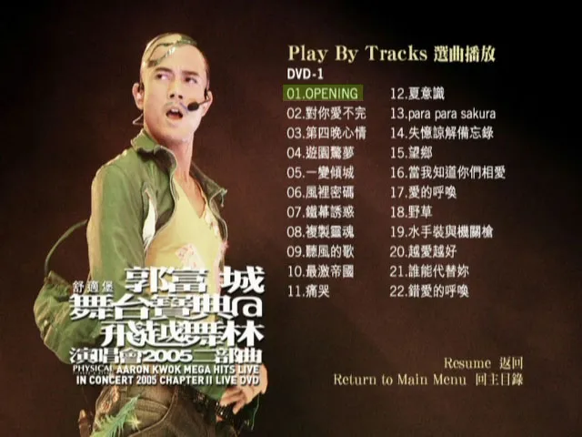 [DVD香港演唱会][郭富城 – 2005舞台宝典@飞越舞林演唱会][2DVD ISO][12.4G][百度网盘]