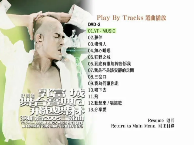 [DVD香港演唱会][郭富城 – 2005舞台宝典@飞越舞林演唱会][2DVD ISO][12.4G][百度网盘]