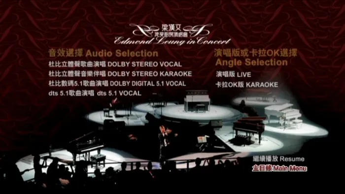 [DVD香港演唱会][梁汉文-2006我爱厨房演唱会][双视角][2DVD-ISO][6.0G+5.7G][百度网盘]
