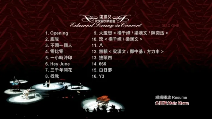 [DVD香港演唱会][梁汉文-2006我爱厨房演唱会][双视角][2DVD-ISO][6.0G+5.7G][百度网盘]