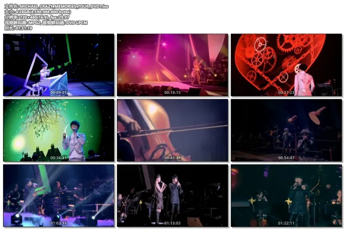 [DVD香港演唱会][光良 回忆里的疯狂 巡迴演唱会LIVE 2016 自购 MICHAEL CRAZY MEMORIES TOUR 2016][2DVD_ISO][8.57G][百度网盘]