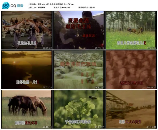 [DVD音乐专辑碟][群星 – 红太阳 毛泽东颂歌联唱][卡拉OK][KTV][DVD ISO][3.7G][百度网盘]