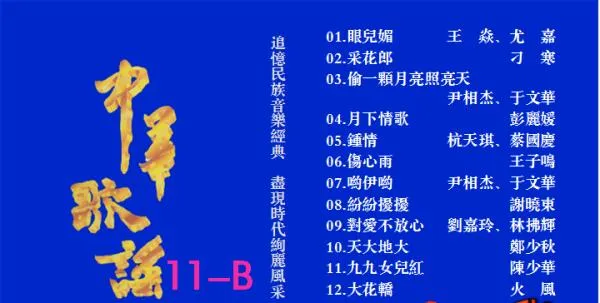 [DVD音乐专辑碟][群星 – 中华歌谣11][KTV][2DVD-NRG6.51G+6.35G][百度网盘]