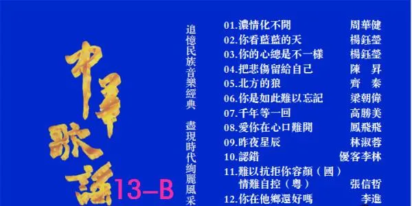 [DVD音乐专辑碟][群星 – 中华歌谣13][KTV][2DVD-NRG5.75G+6.35G][百度网盘]