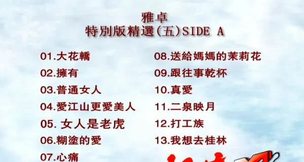 [DVD音乐专辑碟][群星 – 雅卓5][LD转DVD][KTV][2DVD-NRG][3.81G+4.03G][百度网盘]