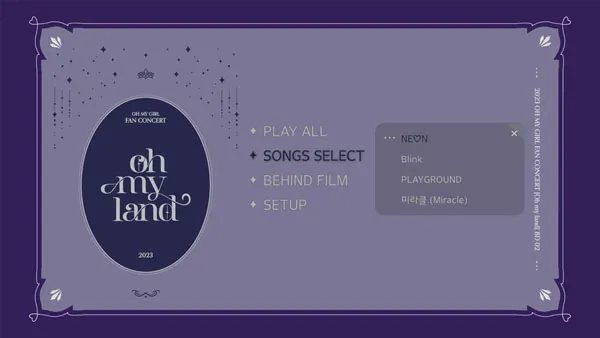 [BD韩国演唱会][OH MY GIRL – OH MY LAND FAN CONCERT 2023][BDISO 2BD][47.4GB][百度网盘]