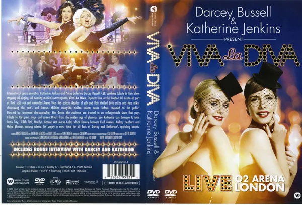 [DVD欧美演唱会][达西·布塞尔 & 凯瑟琳·詹金斯 Darcey Bussell & Katherine Jenkins – Viva La Diva 2008][DVD ISO][7.25GB][百度网盘]
