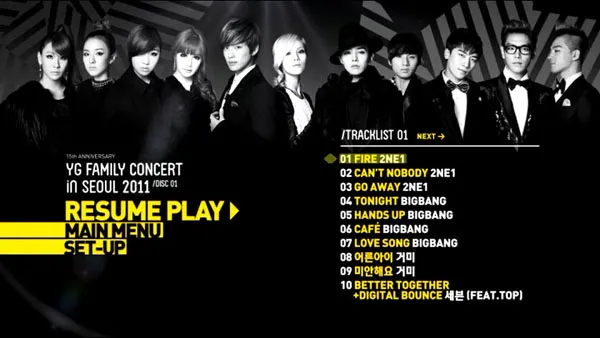 [DVD日本演唱会][YG Family – YG Family Concert in Seoul 2011 (2012)][3DVD ISO][17.2GB][百度网盘]