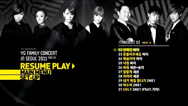 [DVD日本演唱会][YG Family – YG Family Concert in Seoul 2011 (2012)][3DVD ISO][17.2GB][百度网盘]