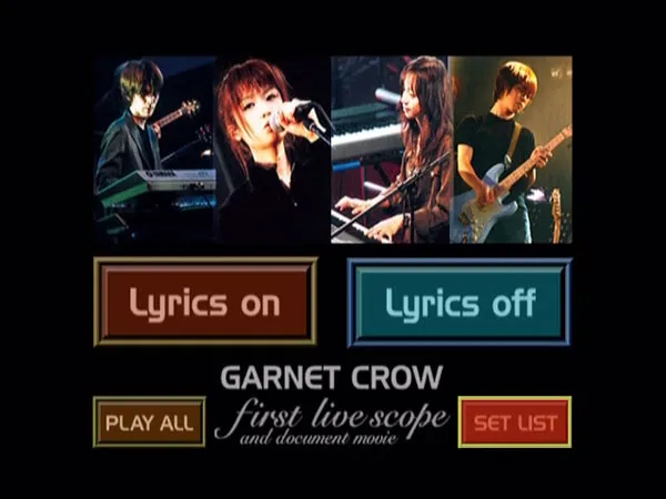 [DVD日本演唱会][GARNET CROW – First Live Scope and Document Movie 2003][DVD ISO][6.65GB][百度网盘]