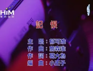 2019 内地郁可唯《记恨》国语 MV 149MB 百度网盘资源-小文资源网