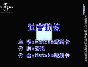 2020 内地 MATZKA《社会动物》国语 MV 122MB 百度网盘下载-小文资源网