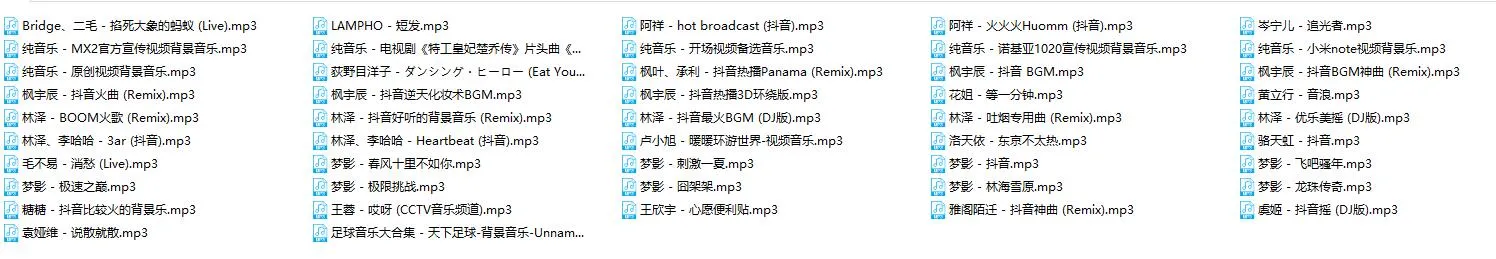 《2021-2022抖音热门、最新歌曲》[1.509GB][百度网盘]