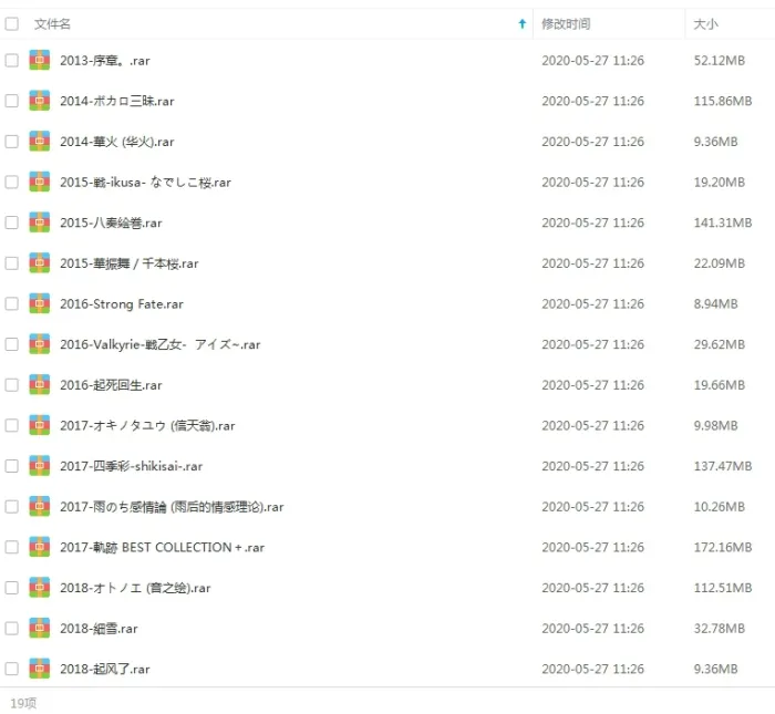 和乐器乐团歌曲下载百度云网盘资源(2013-2019年19张专辑单曲)[MP31.01GB]