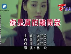 2018 内地谢和弦《你是真的离开我》国语 MV 93MB 百度网盘资源