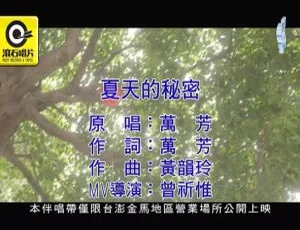 内地万芳《夏天的秘密》2018国语MV 135MB百度网盘资源