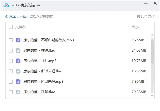 房东的猫组合歌曲下载百度云网盘资源(2015-2020年27张专辑单曲)[FLACMP31.39GB]