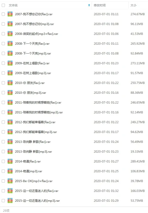 郭静Claire歌曲合集百度云网盘下载(2007-2020年专辑单曲)[FLACMP33.45GB]