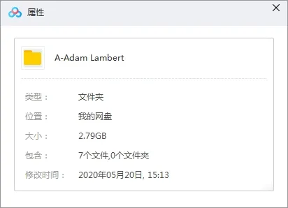 亚当兰伯特Adam Lambert无损歌曲[百度云网盘下载](7张专辑)[FLAC2.79GB]