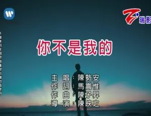 2018内地陈势安《你不是我的》国语MV 133MB百度网盘资源
