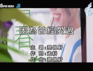 2018 内地蔡佩轩《因为曾经爱过》国语 MV 165MB 百度网盘资源