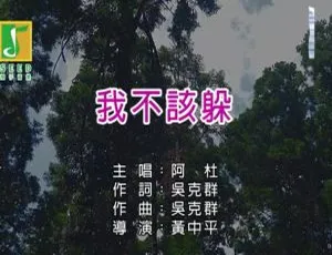 2018内地阿杜《我不该躲》国语MV 136MB百度网盘资源